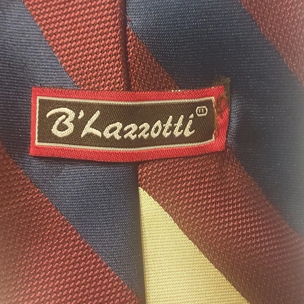 B'lazzotti blue gold tie